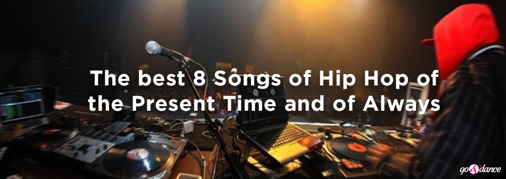 DJ playing hip hop songs in a disco