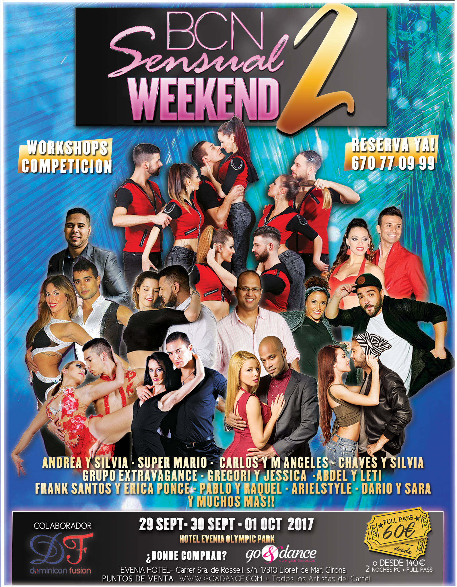 Cartel del bcn sensual weekend 2017 segunda edición