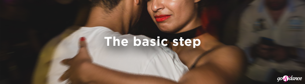 couple dancing bachata doing the basic step