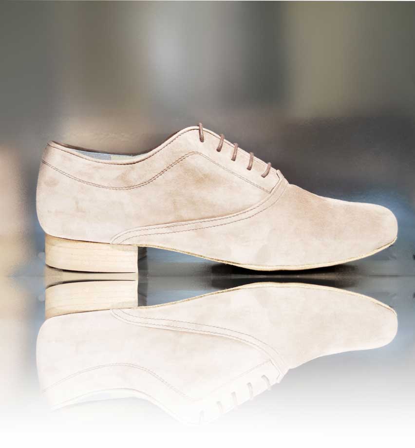 Zapato de baile de hombre modelo Domingo Taupe